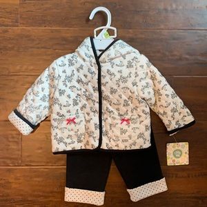NWT Little Me Jacket and Pants set